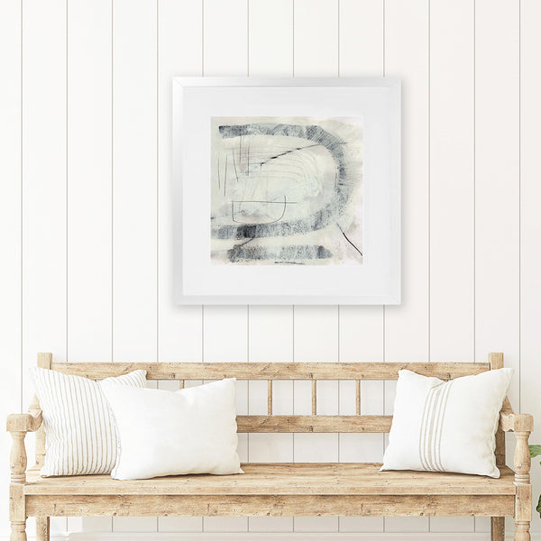 Shop Respond (Square) Art Print-Abstract, Dan Hobday, Neutrals, Square, View All-framed painted poster wall decor artwork