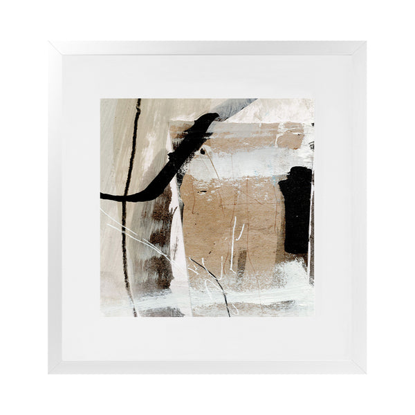 Shop Sentiment (Square) Art Print-Abstract, Brown, Dan Hobday, Square, View All-framed painted poster wall decor artwork