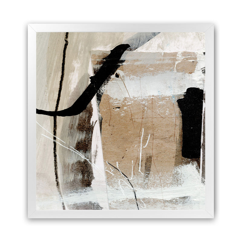 Shop Sentiment (Square) Art Print-Abstract, Brown, Dan Hobday, Square, View All-framed painted poster wall decor artwork