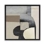 Shop Shades (Square) Canvas Art Print-Abstract, Black, Brown, Dan Hobday, Square, View All-framed wall decor artwork