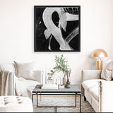 Shop Sinking (Square) Canvas Art Print-Abstract, Black, Dan Hobday, Square, View All-framed wall decor artwork