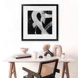 Shop Sinking (Square) Art Print-Abstract, Black, Dan Hobday, Square, View All-framed painted poster wall decor artwork