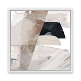 Shop Smooth (Square) Canvas Art Print-Abstract, Brown, Dan Hobday, Neutrals, Square, View All-framed wall decor artwork