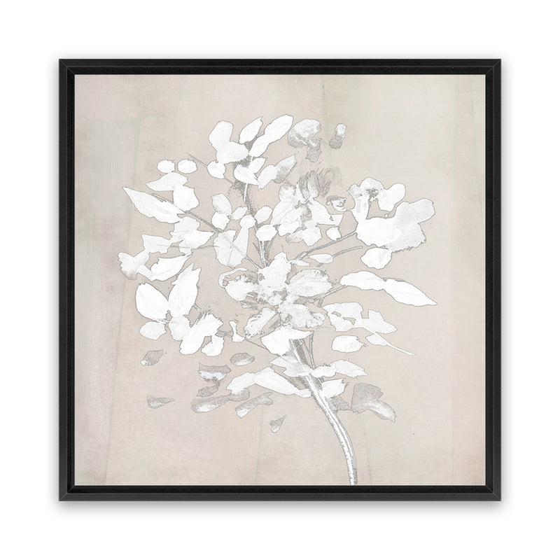 Shop Soft Bloom (Square) Canvas Art Print-Abstract, Dan Hobday, Neutrals, Square, View All-framed wall decor artwork
