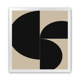 Shop Someone (Square) Art Print-Abstract, Black, Brown, Dan Hobday, Square, View All-framed painted poster wall decor artwork