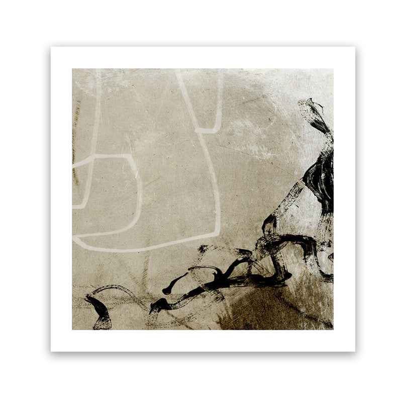 Shop Step Closer (Square) Art Print-Abstract, Brown, Dan Hobday, Square, View All-framed painted poster wall decor artwork