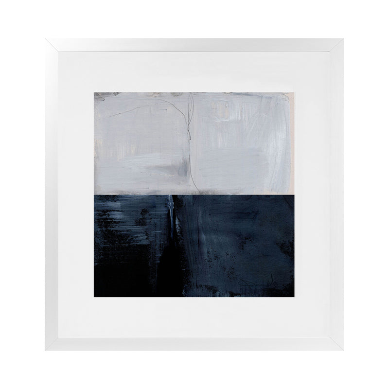 Shop Take Hold (Square) Art Print-Abstract, Blue, Dan Hobday, Grey, Square, View All-framed painted poster wall decor artwork
