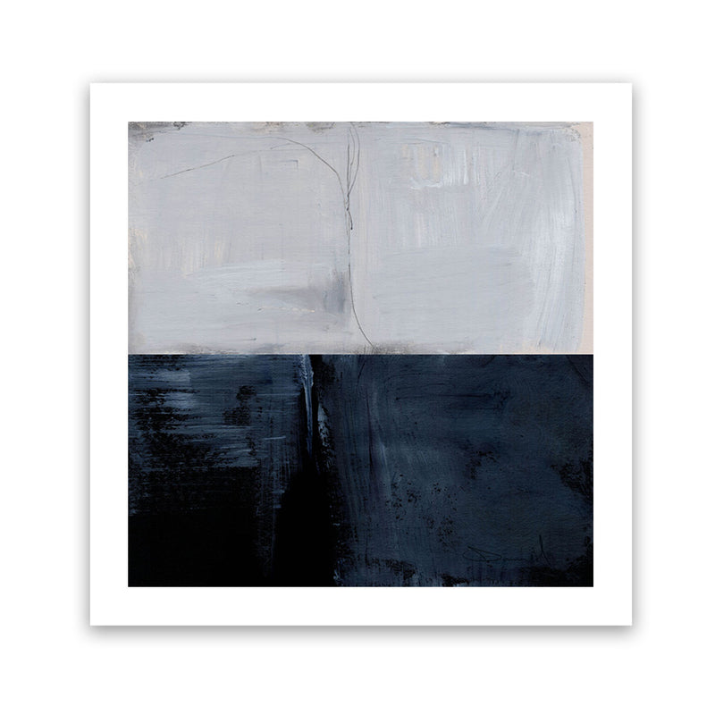 Shop Take Hold (Square) Art Print-Abstract, Blue, Dan Hobday, Grey, Square, View All-framed painted poster wall decor artwork