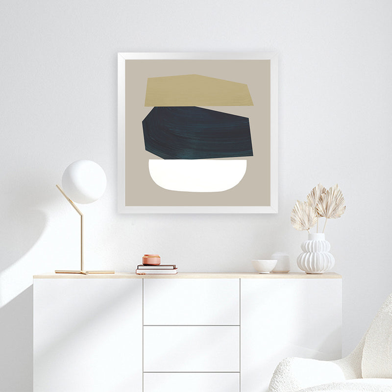 Shop Toned (Square) Art Print-Abstract, Brown, Dan Hobday, Square, View All-framed painted poster wall decor artwork