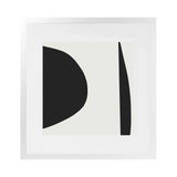 Shop Minimal Black 1 (Square) Art Print-Abstract, Black, Dan Hobday, Neutrals, Square, View All-framed painted poster wall decor artwork