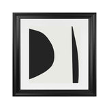 Shop Minimal Black 1 (Square) Art Print-Abstract, Black, Dan Hobday, Neutrals, Square, View All-framed painted poster wall decor artwork