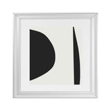 Shop Minimal Black 1 (Square) Art Print-Abstract, Black, Dan Hobday, Neutrals, Square, View All-framed painted poster wall decor artwork