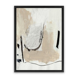 Shop Different Side Canvas Art Print-Abstract, Brown, Dan Hobday, Neutrals, Portrait, Rectangle, View All-framed wall decor artwork