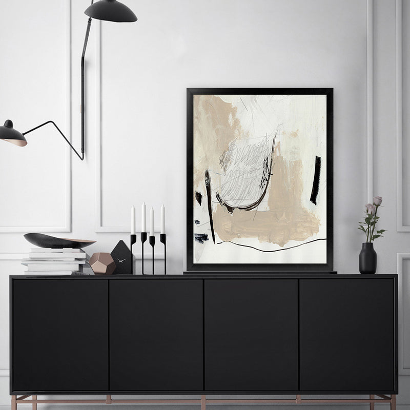 Shop Different Side Art Print-Abstract, Brown, Dan Hobday, Neutrals, Portrait, Rectangle, View All-framed painted poster wall decor artwork