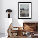 Shop Forest Lake Art Print-Abstract, Brown, Dan Hobday, Grey, Portrait, Rectangle, View All-framed painted poster wall decor artwork