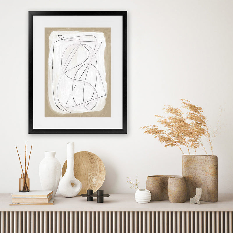 Shop Format Art Print-Abstract, Dan Hobday, Neutrals, Portrait, Rectangle, View All-framed painted poster wall decor artwork