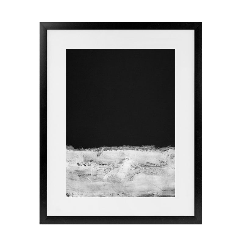 Shop Mono Horizon Art Print-Abstract, Black, Dan Hobday, Portrait, Rectangle, View All-framed painted poster wall decor artwork