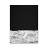 Shop Mono Horizon Canvas Art Print-Abstract, Black, Dan Hobday, Portrait, Rectangle, View All-framed wall decor artwork