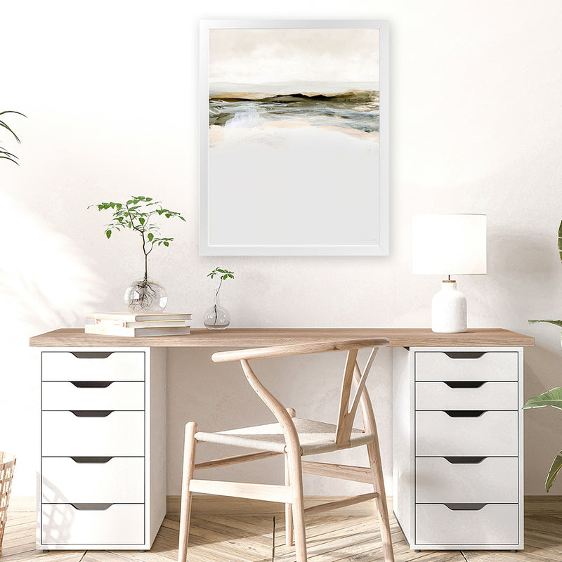 Shop Orkney Art Print-Abstract, Dan Hobday, Neutrals, Portrait, Rectangle, View All-framed painted poster wall decor artwork