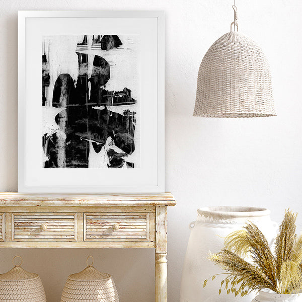 Shop Plume Art Print-Abstract, Black, Dan Hobday, Portrait, Rectangle, View All-framed painted poster wall decor artwork
