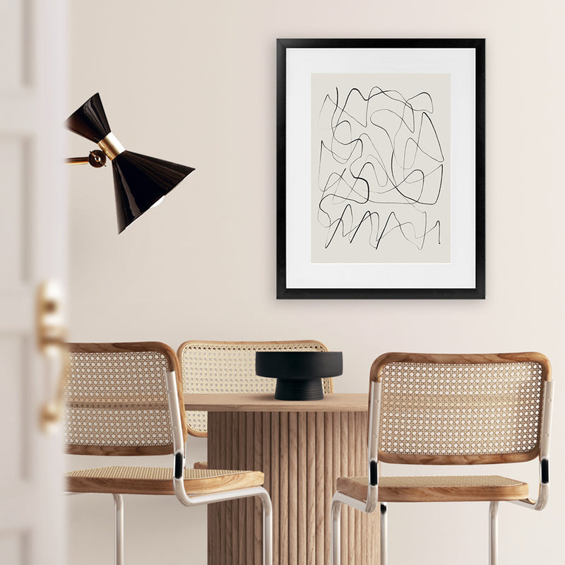 Shop Ready Art Print-Abstract, Dan Hobday, Neutrals, Portrait, Rectangle, View All-framed painted poster wall decor artwork
