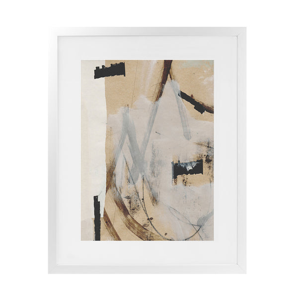 Shop Reunion Art Print-Abstract, Brown, Dan Hobday, Portrait, Rectangle, View All-framed painted poster wall decor artwork