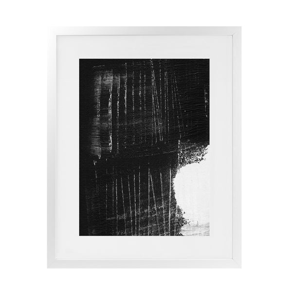 Shop Sleep Art Print-Abstract, Black, Dan Hobday, Portrait, Rectangle, View All-framed painted poster wall decor artwork