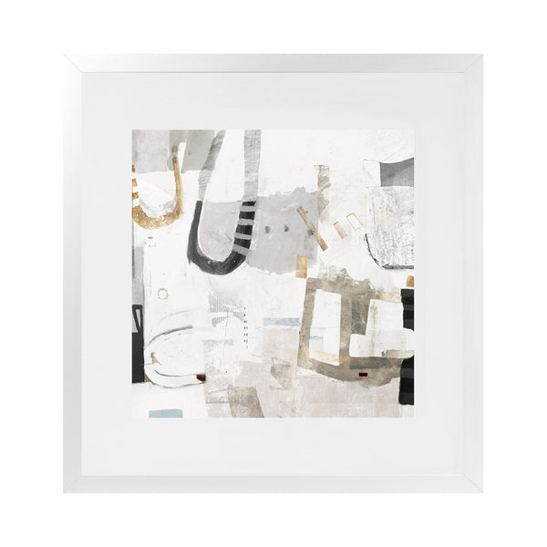 Shop Modern Rhythm (Square) Art Print-Abstract, Grey, PC, Square, View All-framed painted poster wall decor artwork