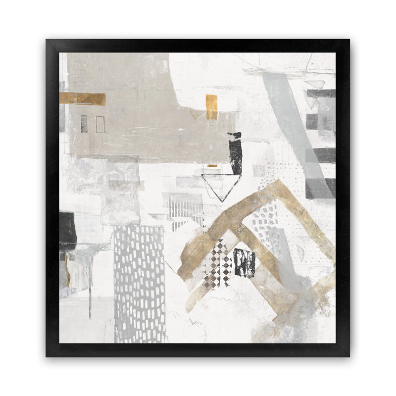 Shop Puzzled (Square) Art Print-Abstract, Neutrals, PC, Square, View All-framed painted poster wall decor artwork