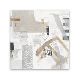 Shop Puzzled Canvas (Square) Canvas Art Print-Abstract, Neutrals, PC, Square, View All-framed wall decor artwork
