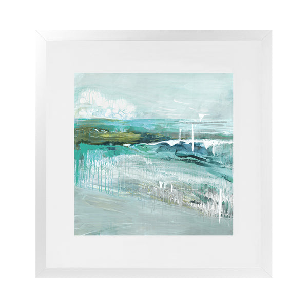 Shop Beneath The Surface (Square) Art Print-Abstract, Blue, PC, Square, View All-framed painted poster wall decor artwork