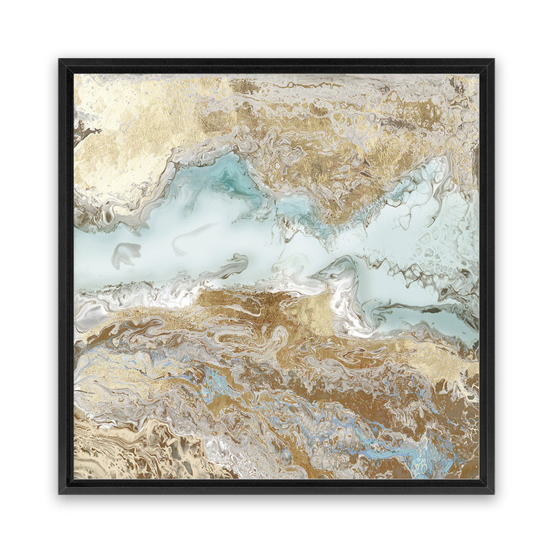 Shop Flume (Square) Canvas Art Print-Abstract, Brown, PC, Square, View All-framed wall decor artwork