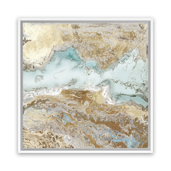 Shop Flume (Square) Canvas Art Print-Abstract, Brown, PC, Square, View All-framed wall decor artwork
