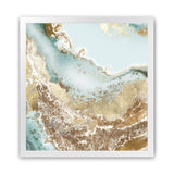 Shop Golden Chasm (Square) Art Print-Abstract, Brown, PC, Square, View All-framed painted poster wall decor artwork