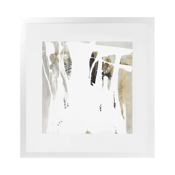 Shop Behind The Light I (Square) Art Print-Abstract, Neutrals, PC, Square, View All, White-framed painted poster wall decor artwork