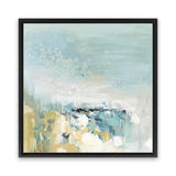 Shop Lagoon Blue (Square) Canvas Art Print-Abstract, Blue, PC, Square, View All-framed wall decor artwork