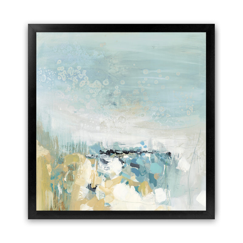 Shop Lagoon Blue (Square) Art Print-Abstract, Blue, PC, Square, View All-framed painted poster wall decor artwork