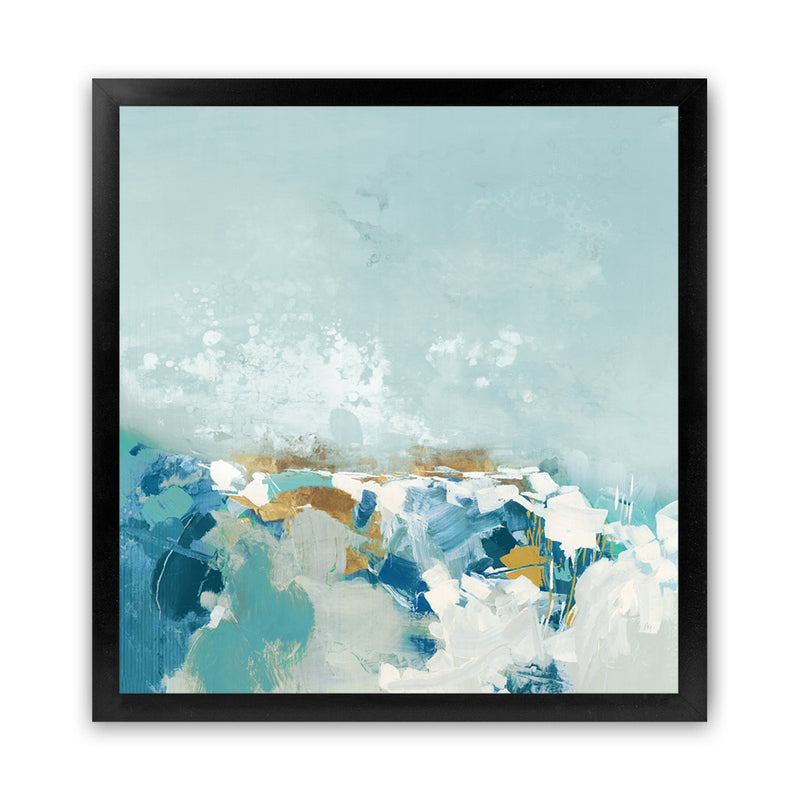 Shop Sea Pebbles (Square) Art Print-Abstract, Blue, PC, Square, View All-framed painted poster wall decor artwork
