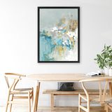 Shop Sea Well Canvas Art Print-Abstract, Blue, Grey, PC, Portrait, Rectangle, View All-framed wall decor artwork