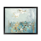 Shop Nu Bleu Art Print-Abstract, Blue, Grey, Horizontal, PC, Rectangle, View All-framed painted poster wall decor artwork