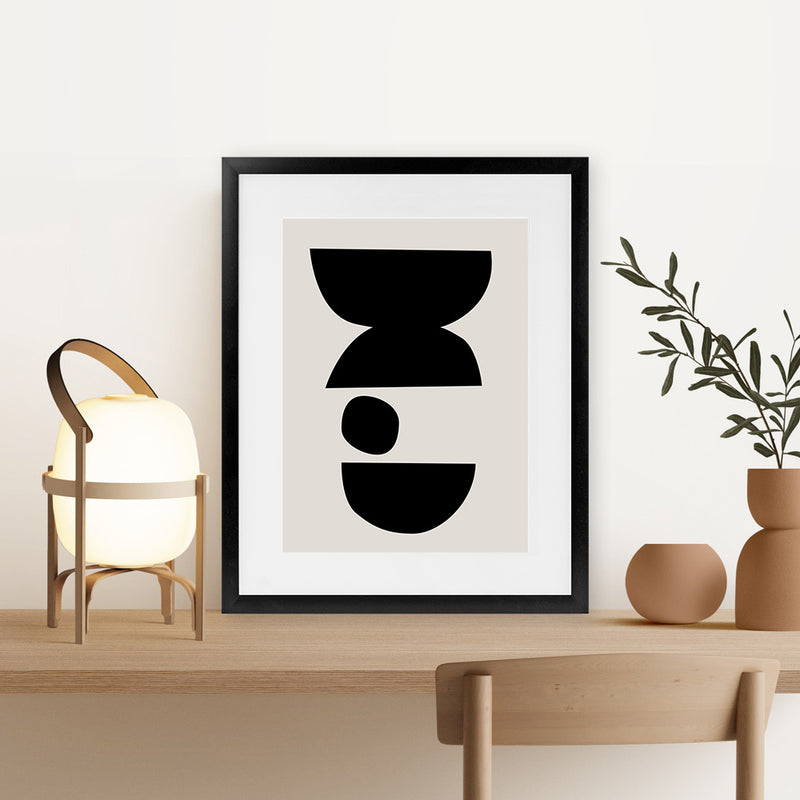 Shop Framed Movement Art Print-Abstract, Black, PC, Portrait, Rectangle, View All-framed painted poster wall decor artwork