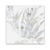 Shop Faded Leaves I (Square) Art Print-Abstract, Grey, PC, Square, View All, White-framed painted poster wall decor artwork