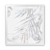 Shop Faded Leaves II (Square) Art Print-Abstract, Grey, PC, Square, View All, White-framed painted poster wall decor artwork