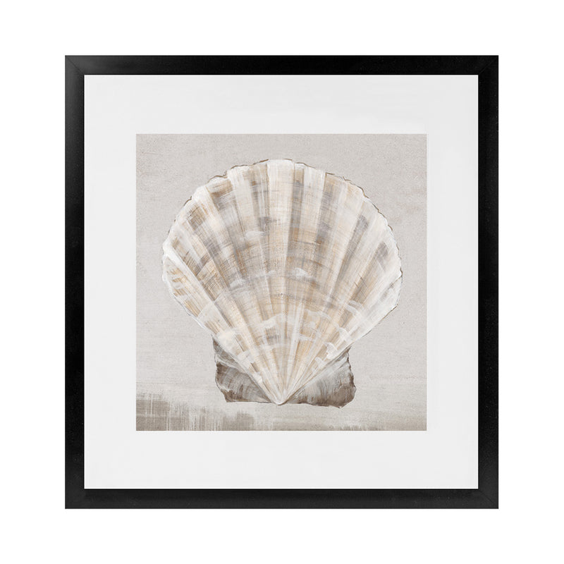 Shop Neutral Shells II (Square) Art Print-Abstract, Neutrals, PC, Square, View All-framed painted poster wall decor artwork