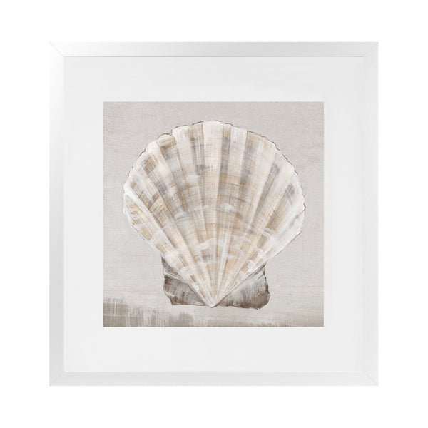 Shop Neutral Shells II (Square) Art Print-Abstract, Neutrals, PC, Square, View All-framed painted poster wall decor artwork
