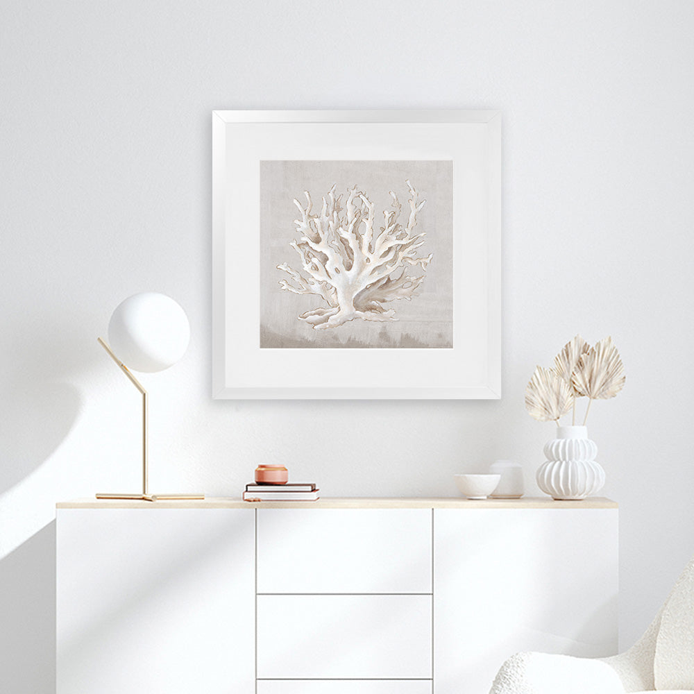 Buy Neutral Shells IV Square Wall Art Print | The Print Emporium®