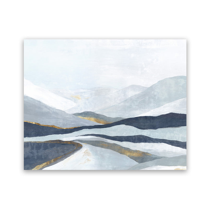 Shop Far Away Land I Art Print-Abstract, Blue, Horizontal, PC, Rectangle, View All-framed painted poster wall decor artwork