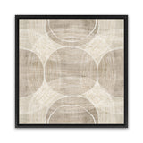 Shop Organic Circles I (Square) Canvas Art Print-Abstract, Neutrals, PC, Square, View All-framed wall decor artwork