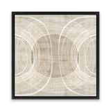 Shop Organic Circles II (Square) Canvas Art Print-Abstract, Neutrals, PC, Square, View All-framed wall decor artwork