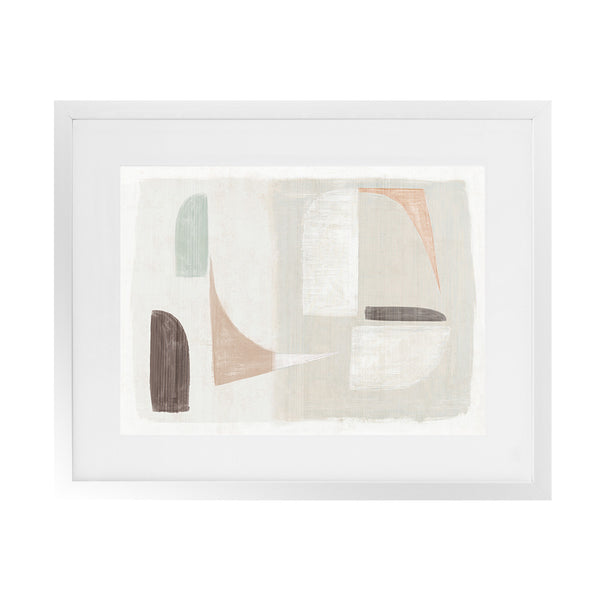 Shop Moda Art Print-Abstract, Horizontal, Neutrals, PC, Rectangle, View All-framed painted poster wall decor artwork